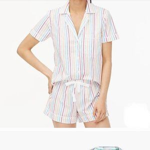 Rainbow striped J.Crew pajamas